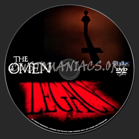 The Omen Legacy dvd label