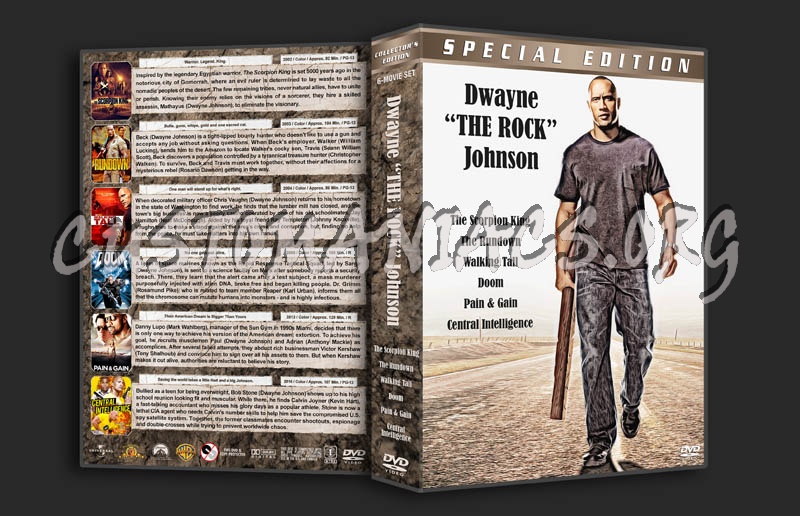 Dwayne "The Rock" Johnson Collection dvd cover