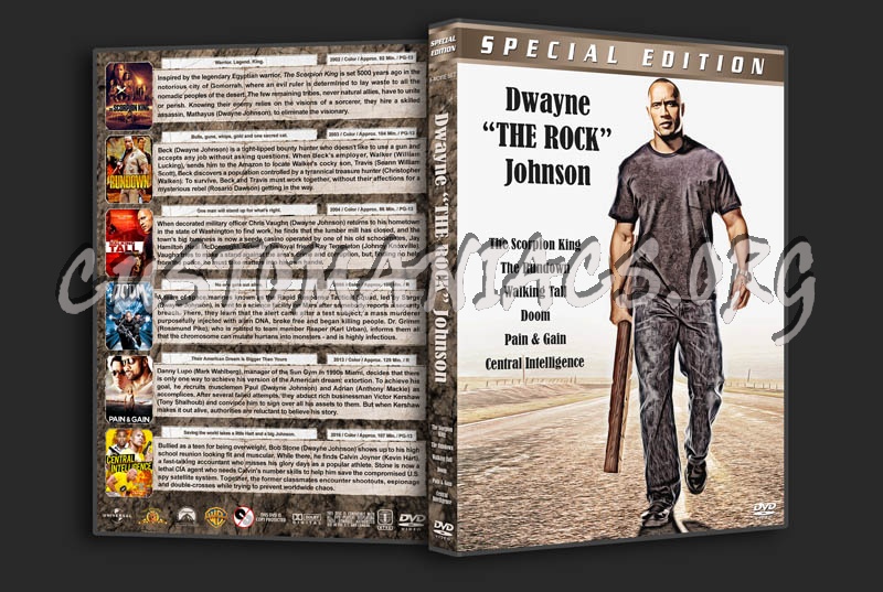 Dwayne "The Rock" Johnson Collection dvd cover