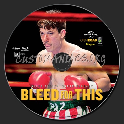 Bleed For This blu-ray label