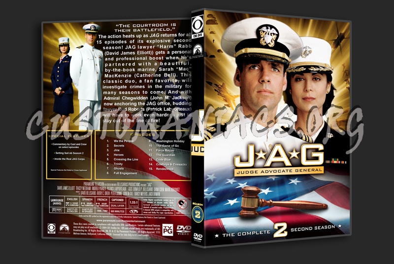 JAG: Seasons 1-10 dvd cover