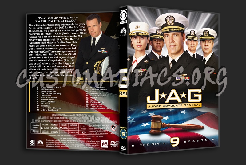 JAG: Seasons 1-10 dvd cover