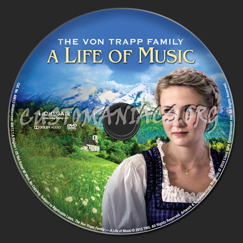 The Von Trapp Family A Life of Music dvd label