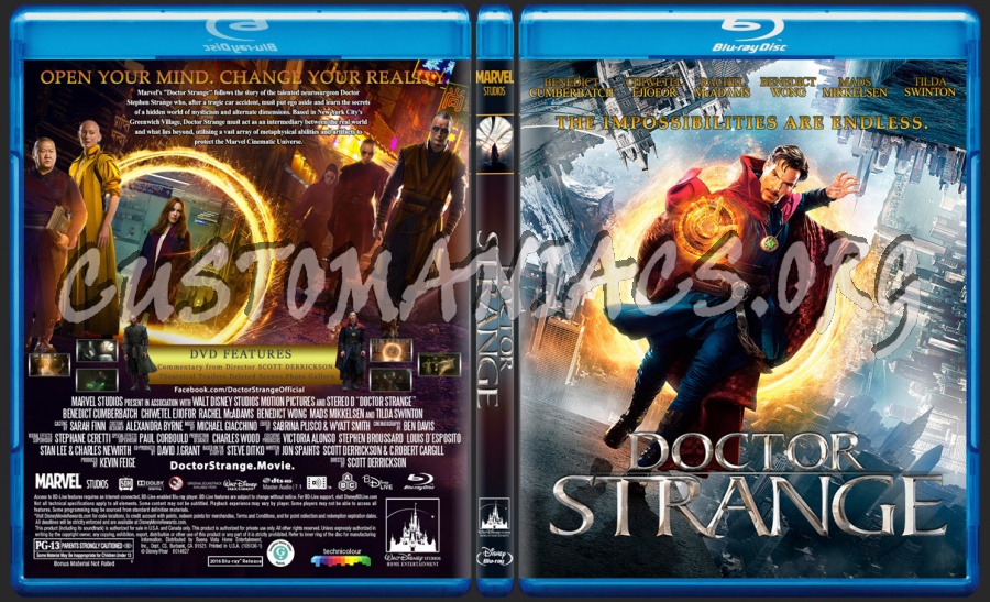 Doctor Strange blu-ray cover