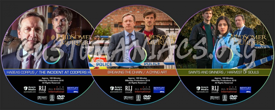 Midsomer Murders - Series 18 dvd label