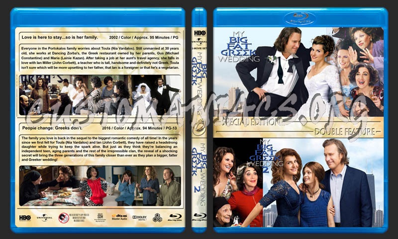 My Big Fat Greek Wedding Double blu-ray cover