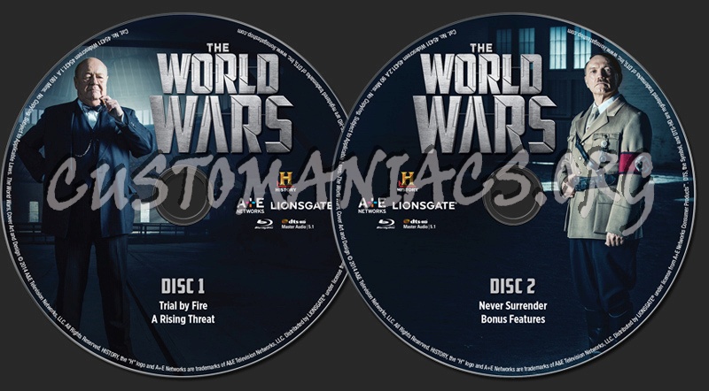 The World Wars blu-ray label