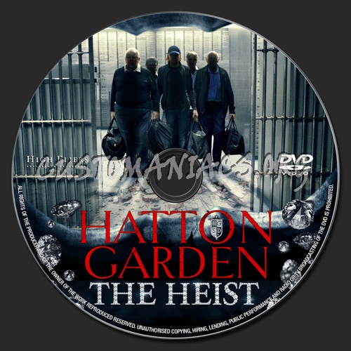 Hatton Garden The Heist dvd label