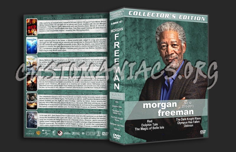 Morgan Freeman Film Collection - Set 12 (2010-2013) dvd cover