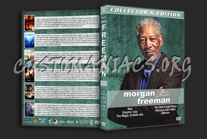 Morgan Freeman Film Collection - Set 12 (2010-2013) dvd cover