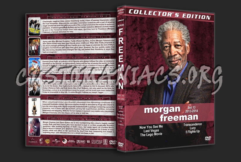 Morgan Freeman Film Collection - Set 13 (2013-2014) dvd cover