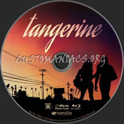 Tangerine blu-ray label