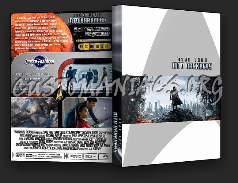 Star Trek Into Darkness dvd cover