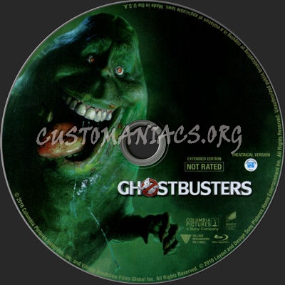 Ghostbusters 2016 blu-ray label