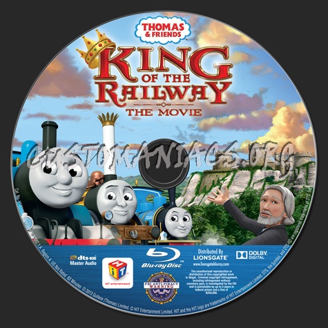 Thomas & Friends King of the Railway The Movie blu-ray label - DVD