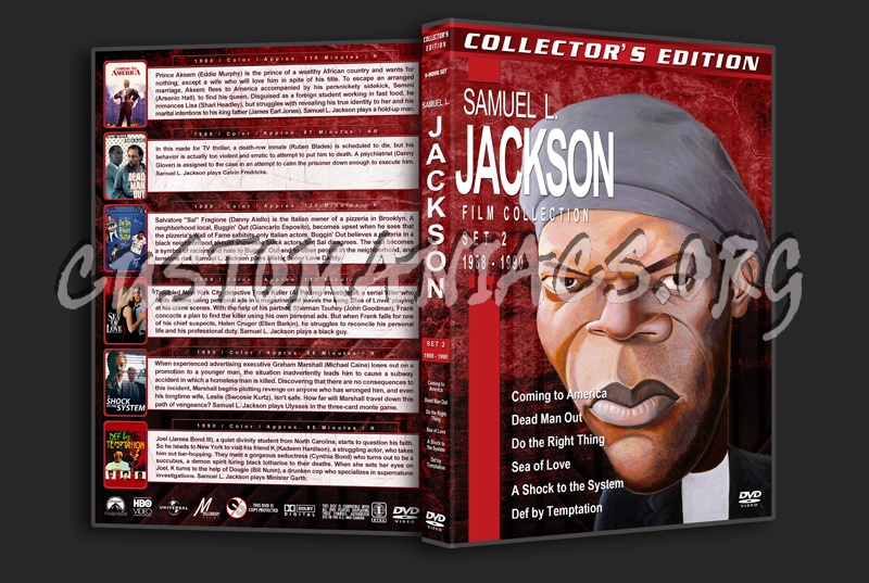 Samuel L. Jackson Film Collection - Set 2 (1988-1990) dvd cover