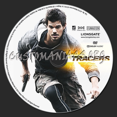 Tracers dvd label