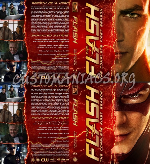 The Flash (2014) - Season 1 blu-ray cover