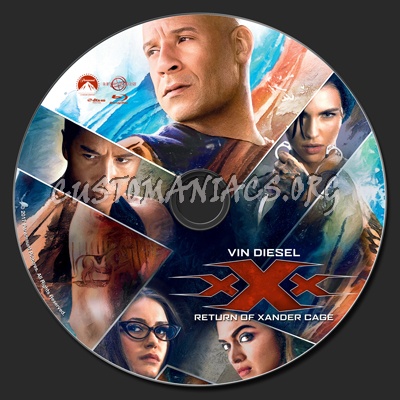 xXx: Return Of Xander Cage blu-ray label