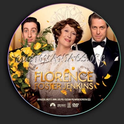 Florence Foster Jenkins dvd label
