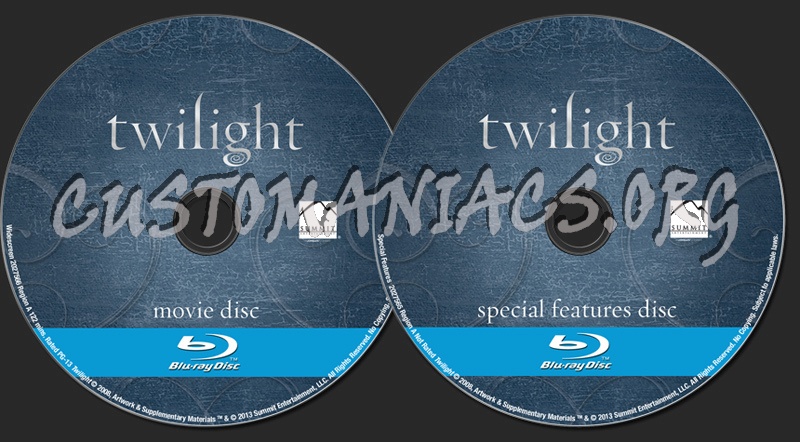 Twilight blu-ray label