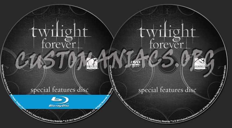 Twilight Forever blu-ray label