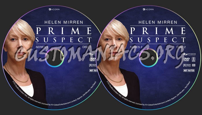 Prime Suspect - Series 2 dvd label