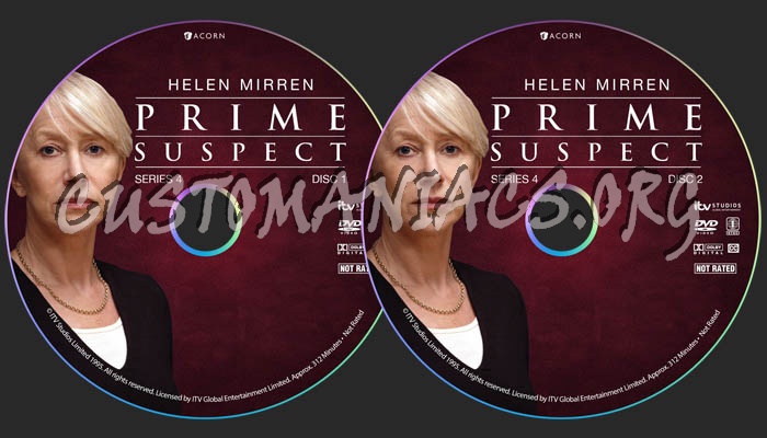 Prime Suspect - Series 4 dvd label