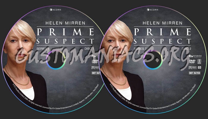 Prime Suspect - Series 7 dvd label