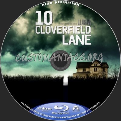 10 Cloverfield Lane blu-ray label