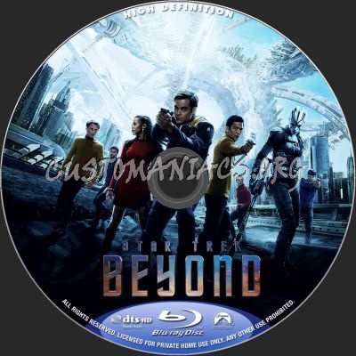 Star Trek - Beyond blu-ray label