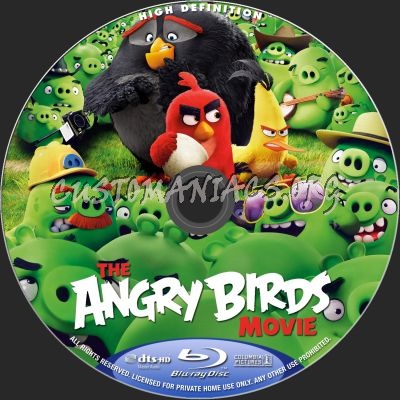 The Angry Birds Movie blu-ray label