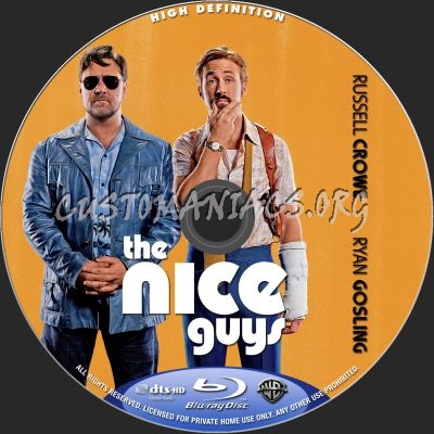 The Nice Guys blu-ray label