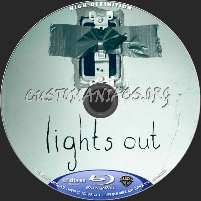 Lights Out blu-ray label