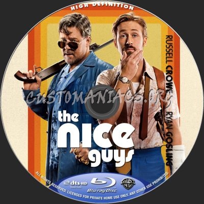 The Nice Guys blu-ray label