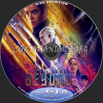 Star Trek - Beyond blu-ray label