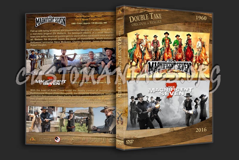 The Magnificent Seven Double Feature dvd cover