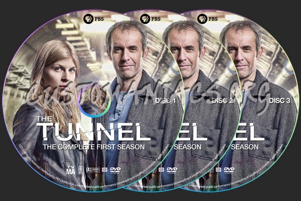 The Tunnel - Season 1 dvd label