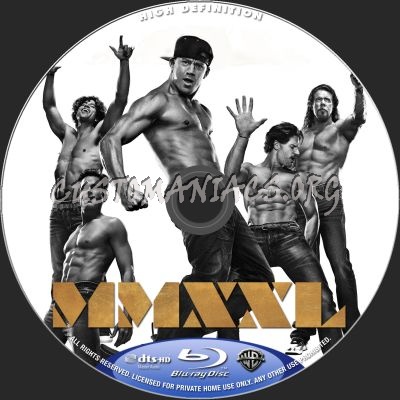 Magic Mike XXL blu-ray label