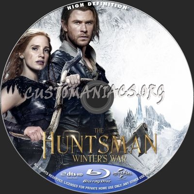 The Huntsman - Winter War blu-ray label