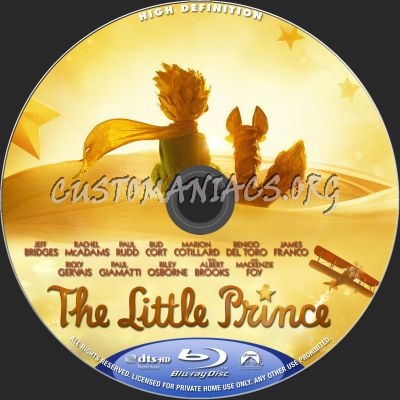 The Little Prince blu-ray label