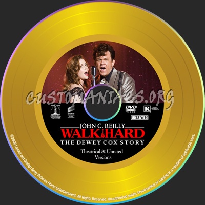 Walk Hard: The Dewey Cox Story dvd label