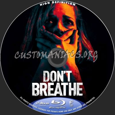 Don't Breathe blu-ray label