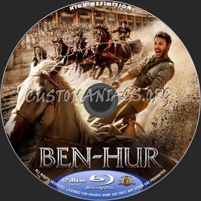 Ben Hur blu-ray label