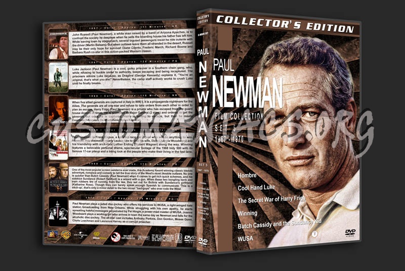 Paul Newman Film Collection - Set 5 (1967-1970) dvd cover