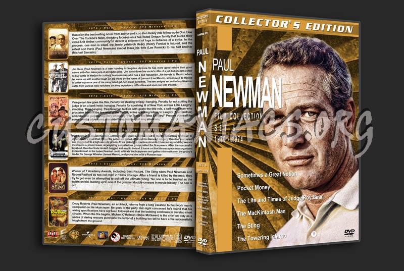 Paul Newman Film Collection - Set 6 (1970-1974) dvd cover