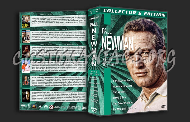 Paul Newman Film Collection - Set 8 (1981-1989) dvd cover