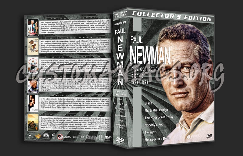 Paul Newman Film Collection - Set 9 (1989-1999) dvd cover