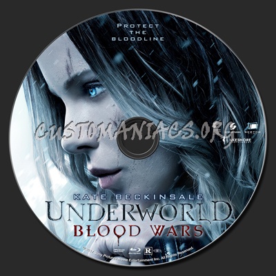 Underworld: Blood Wars blu-ray label