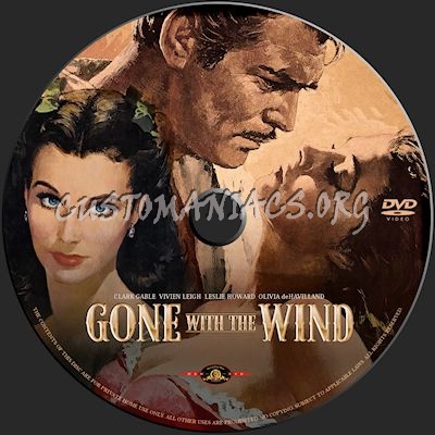 Gone with the Wind dvd label